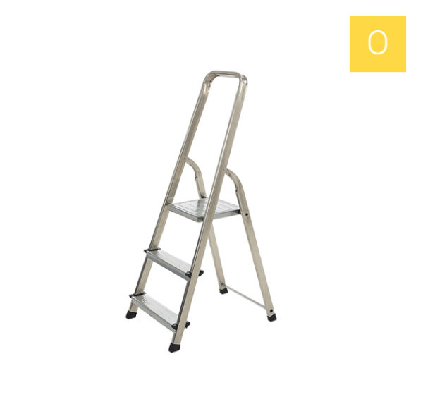 Trois quart escabeau Alumixte 3 marches