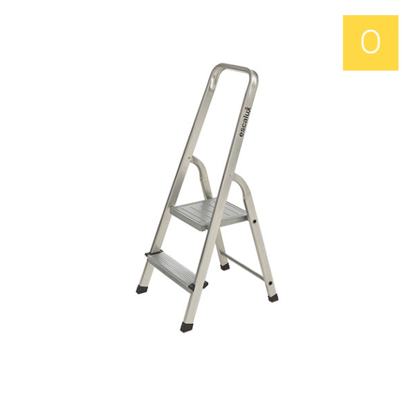 Trois quart escabeau Alumixte Decret 2 marches