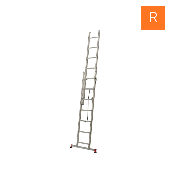 Echelle transformable 2x7 dépliée