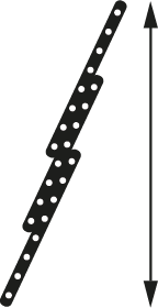 échelle dépliée 3 plans